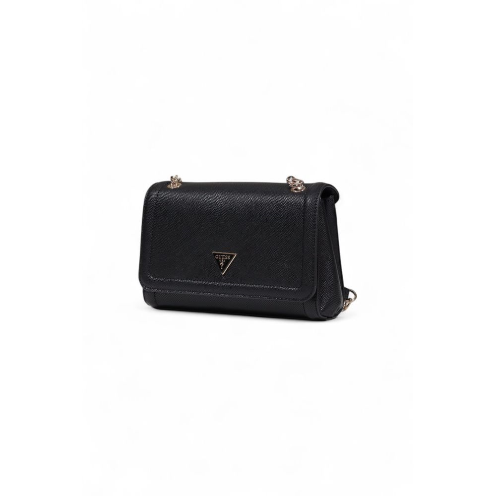 Guess Sac à main noir en polyéthylène modèle Noelle