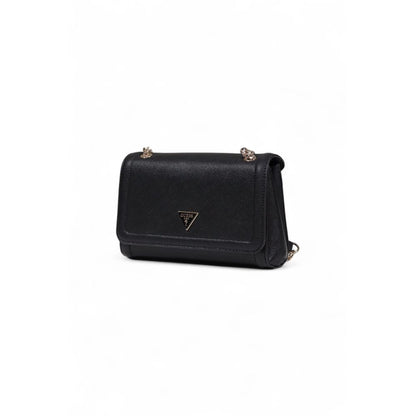 Guess Sac à main noir en polyéthylène modèle Noelle