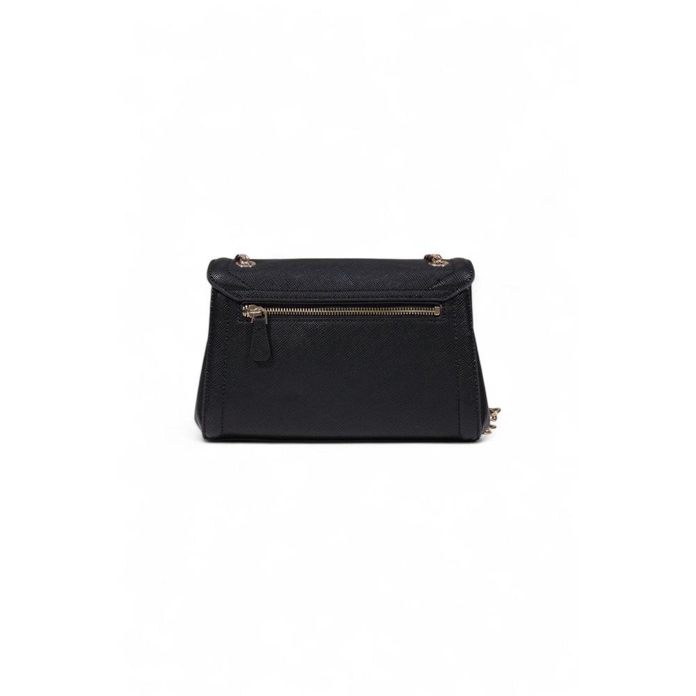 Guess Sac à main noir en polyéthylène modèle Noelle