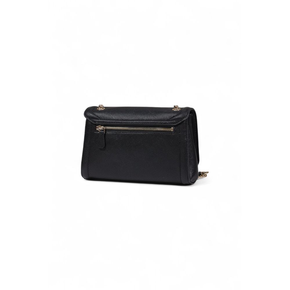 Guess Sac à main noir en polyéthylène modèle Noelle