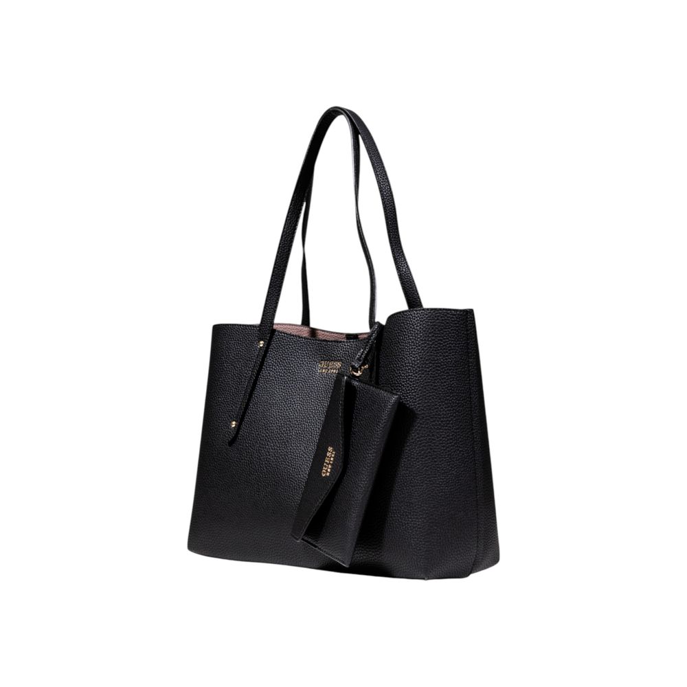 Sac à main Guess en polyéthylène noir - Grande capacité