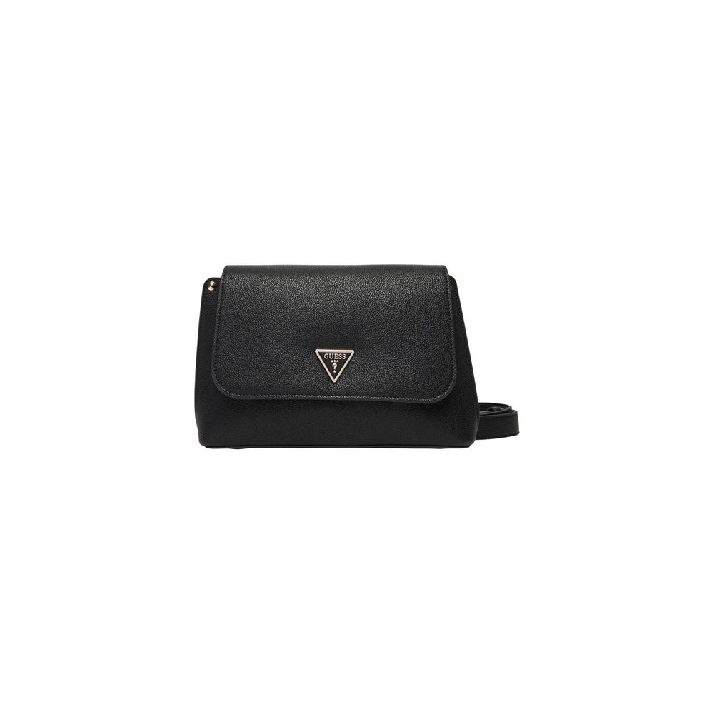 Bolso De Hombro De Polietileno Negro Guess Meridian