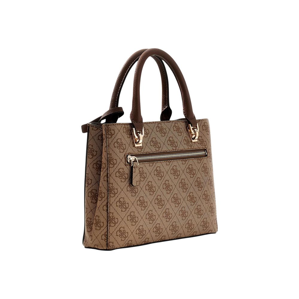Guess Bolso Marrón De Polietileno Modelo Noelle Ii Sml