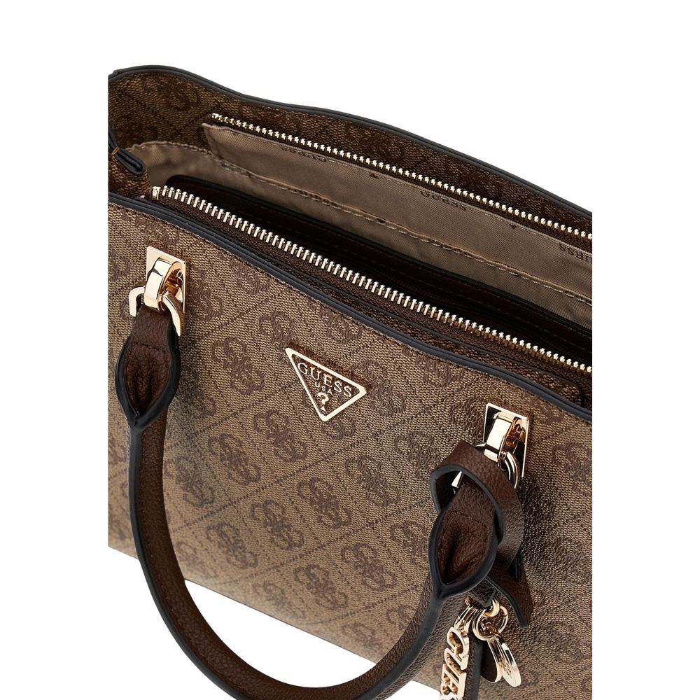 Guess Bolso Marrón De Polietileno Modelo Noelle Ii Sml