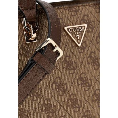 Guess Bolso Marrón De Polietileno Modelo Noelle Ii Sml