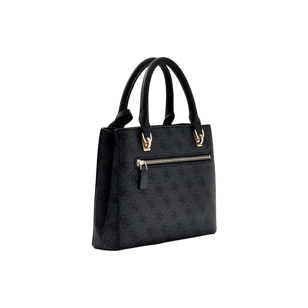 Versatile and Practical Gray Polyethylene Guess Handbag