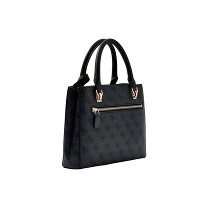 Versatile and Practical Gray Polyethylene Guess Handbag