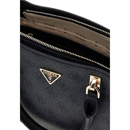 Versatile and Practical Gray Polyethylene Guess Handbag