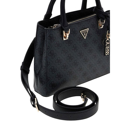 Versatile and Practical Gray Polyethylene Guess Handbag