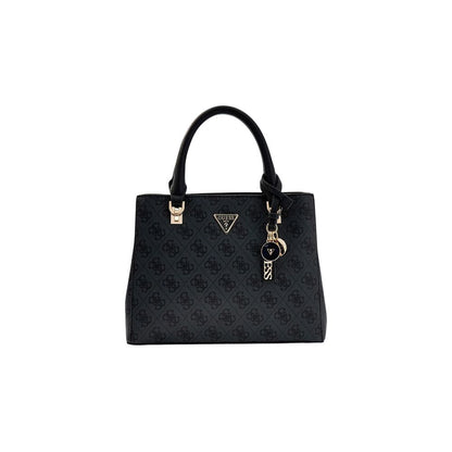 Versatile and Practical Gray Polyethylene Guess Handbag