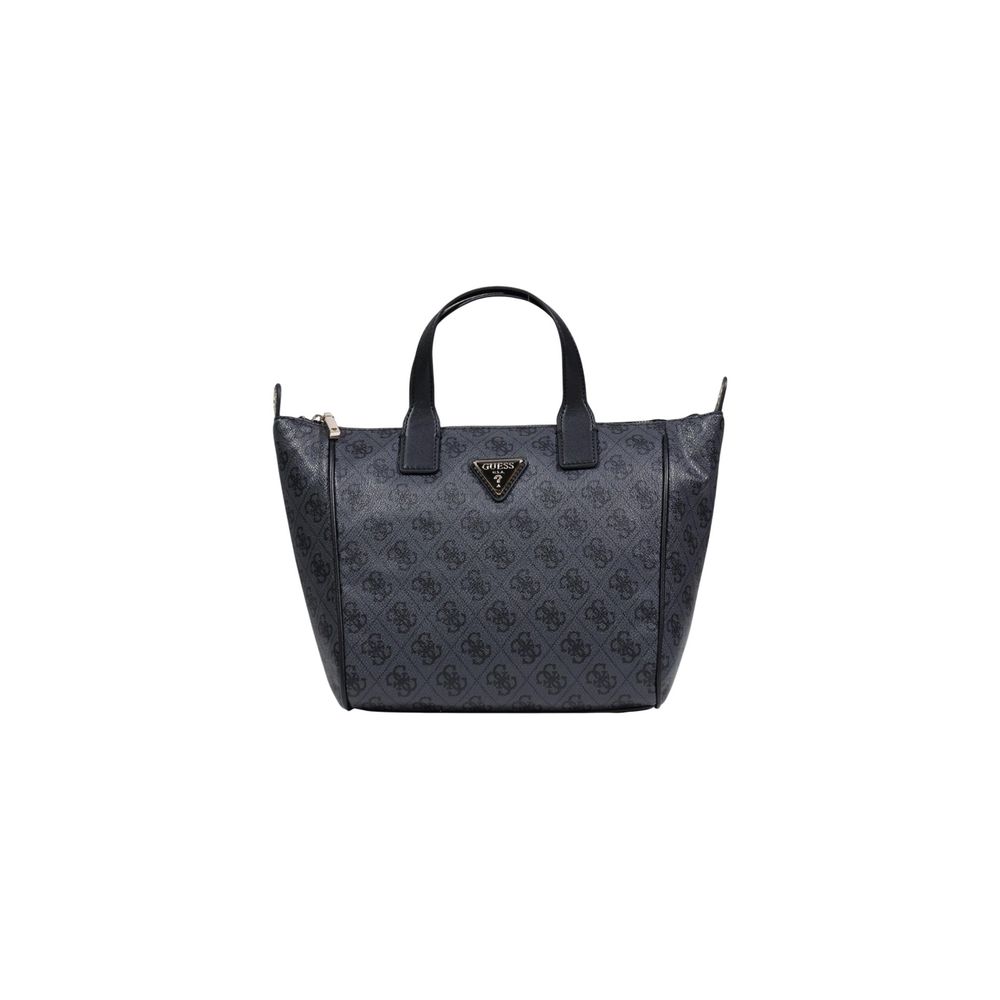 Guess Gray Polyethylene Follie Small Tote Bag