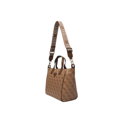 Guess Bolso De Mano Blanco De Polietileno Con Cremallera Follie Small Tote
