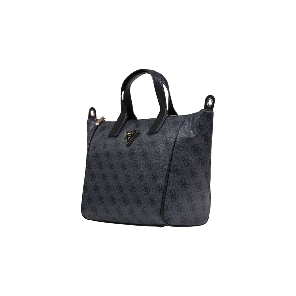 Guess Gray Polyethylene Follie Small Tote Bag