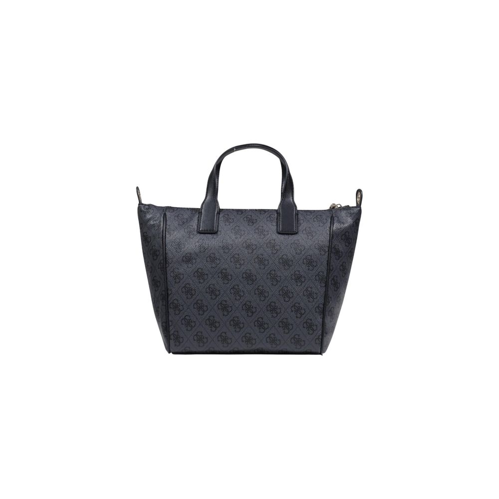 Guess Gray Polyethylene Follie Small Tote Bag