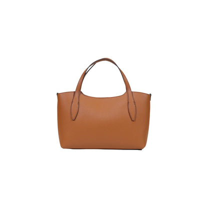 Guess Lucci Girlfriend Satchel Beige Polyethylene Handbag