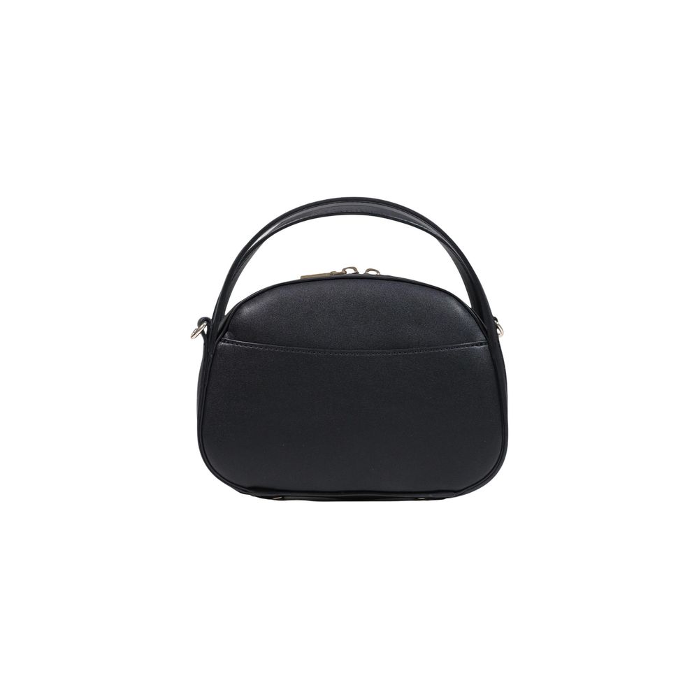 Bolso De Mano Guess Negro De Polietileno - Acabado Compacto Y Resistente