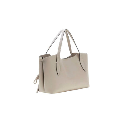 Bolso De Mano Guess En Poliuretano Beige De Gran Capacidad