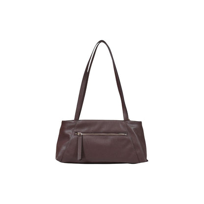Bolso De Mano Guess Polietileno Marrón Modelo Lucci
