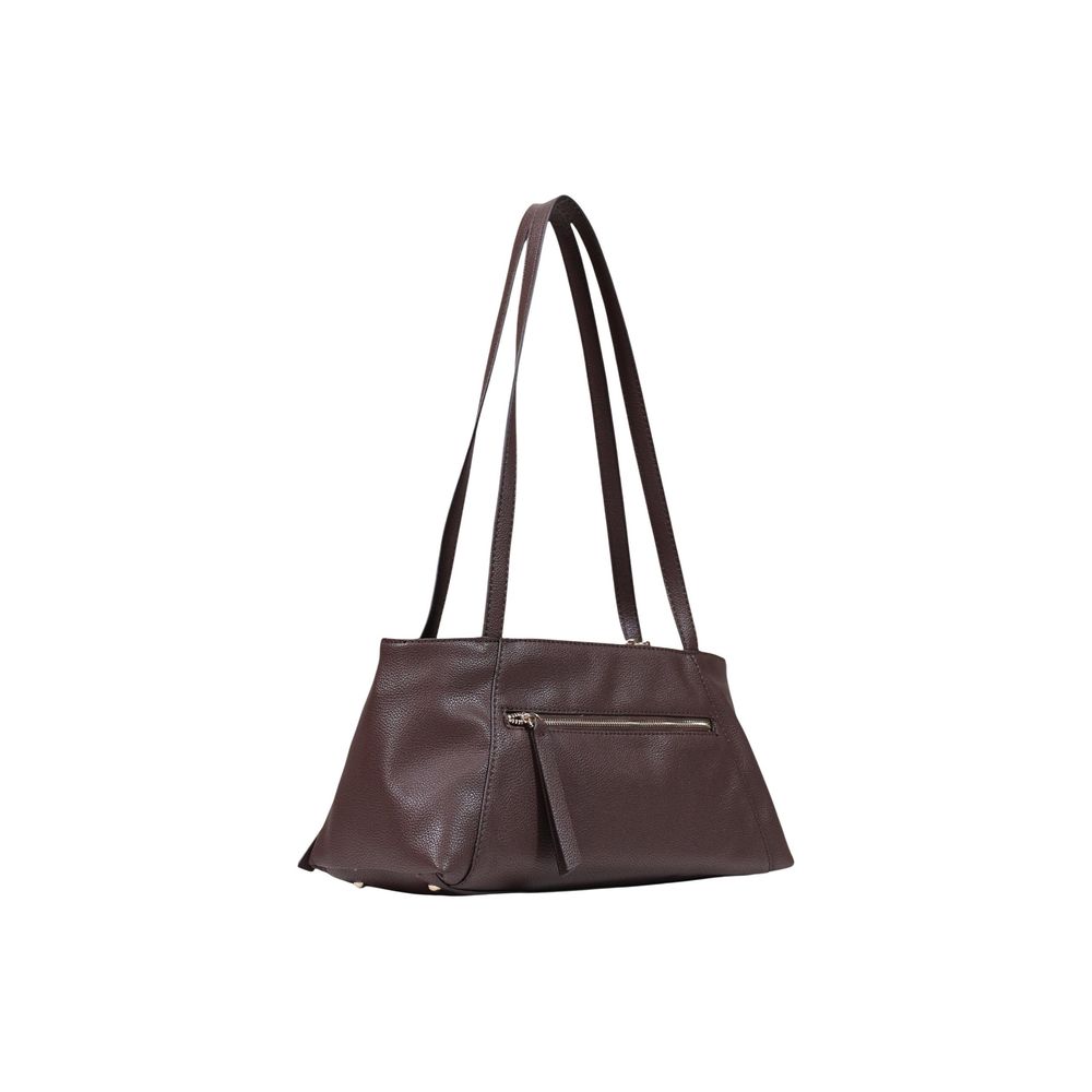 Bolso De Mano Guess Polietileno Marrón Modelo Lucci
