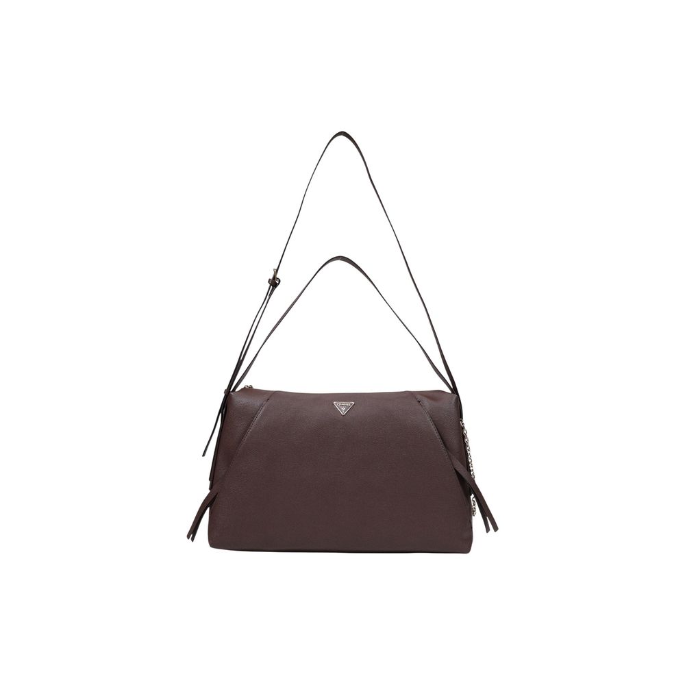 Sac à main Lucci Girlfriend Sat de Guess en polyuréthane marron