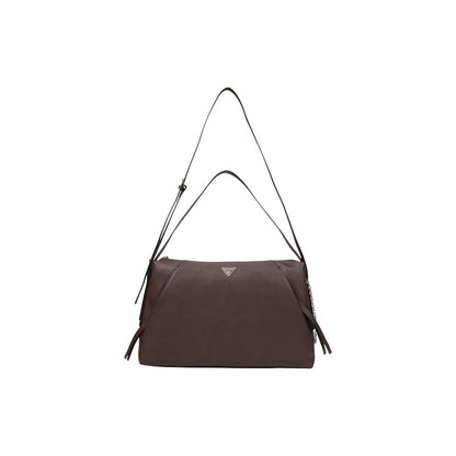 Sac à main Lucci Girlfriend Sat de Guess en polyuréthane marron
