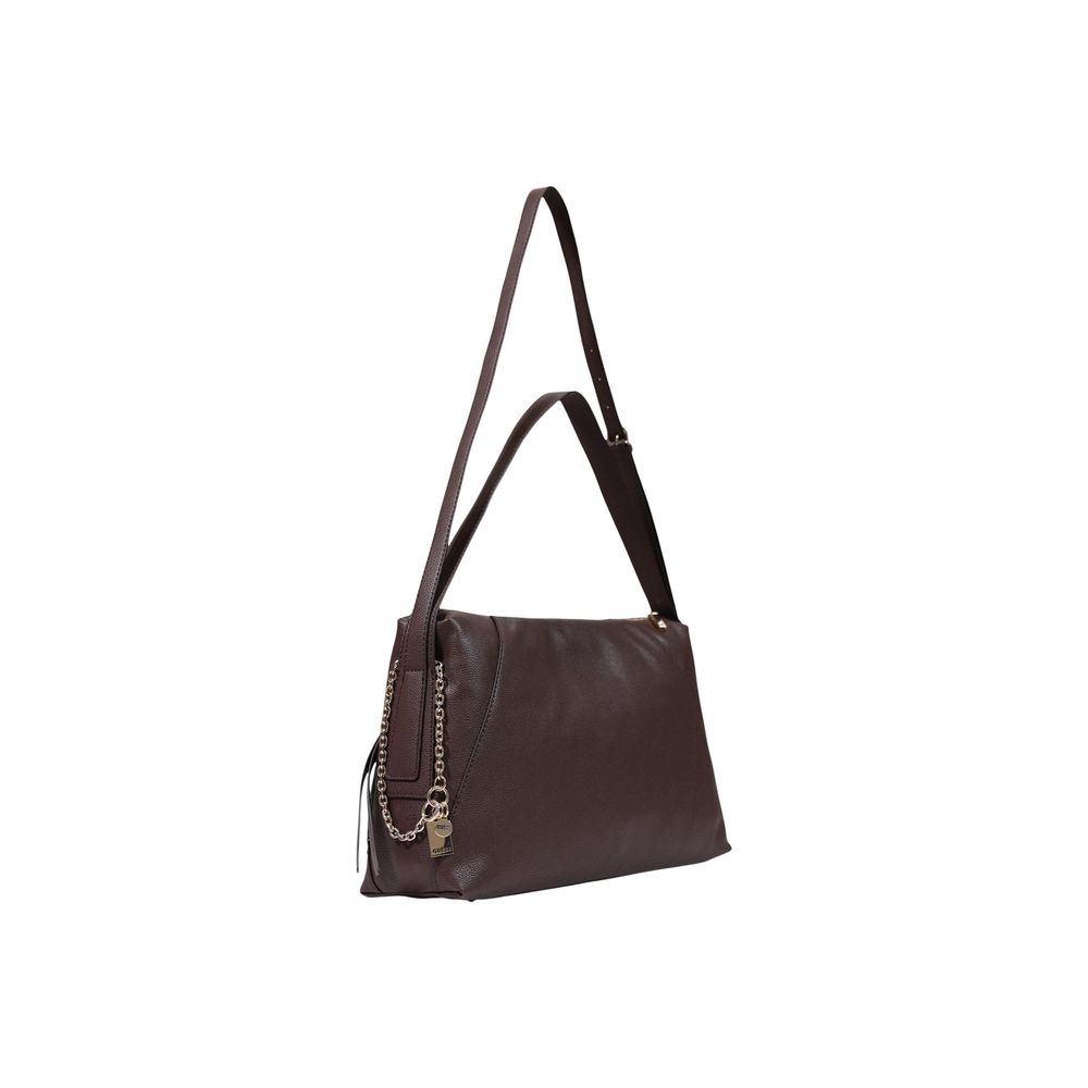 Sac à main Lucci Girlfriend Sat de Guess en polyuréthane marron