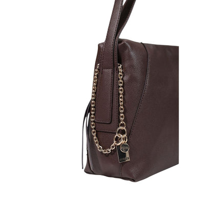 Sac à main Lucci Girlfriend Sat de Guess en polyuréthane marron