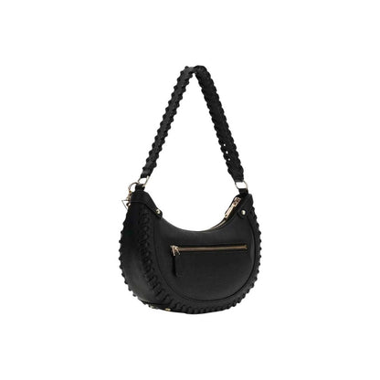 Bolso De Mano Negro De Polietileno Guess Modelo Lucci