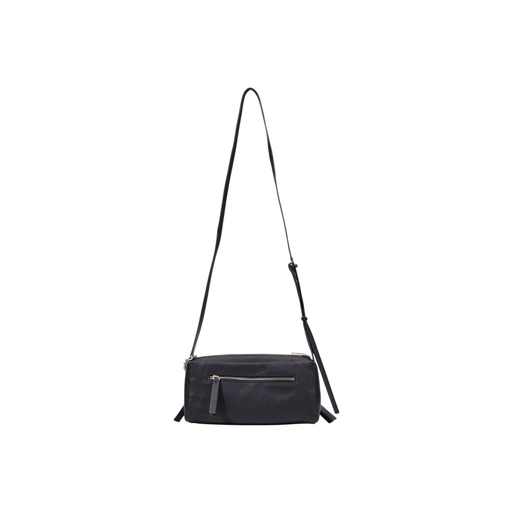 Bolso De Mano Polietileno Negro De Guess Colección Lucci