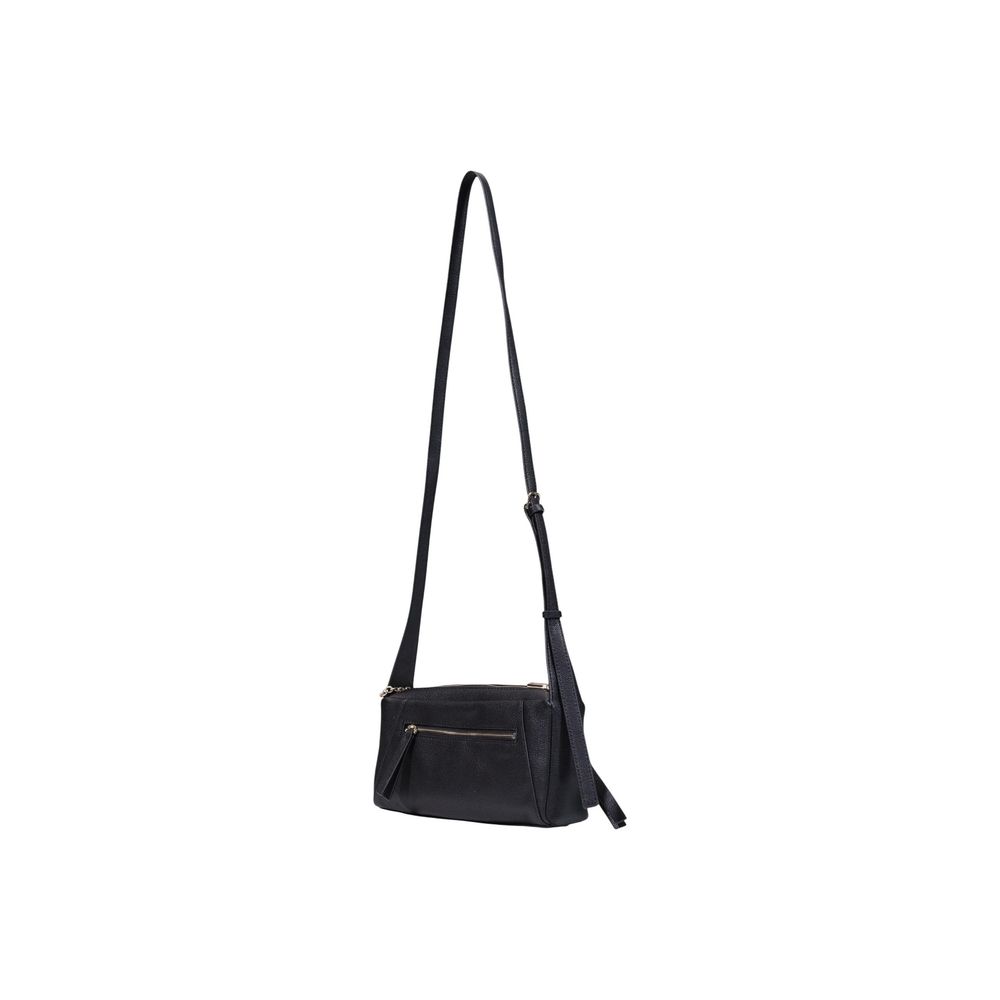 Bolso De Mano Polietileno Negro De Guess Colección Lucci