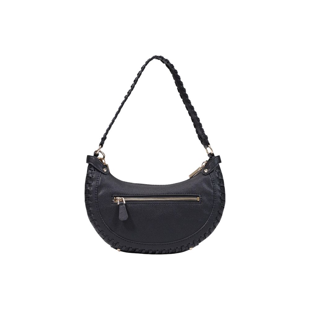 Bolso De Mano Negro De Polietileno Guess Modelo Lucci