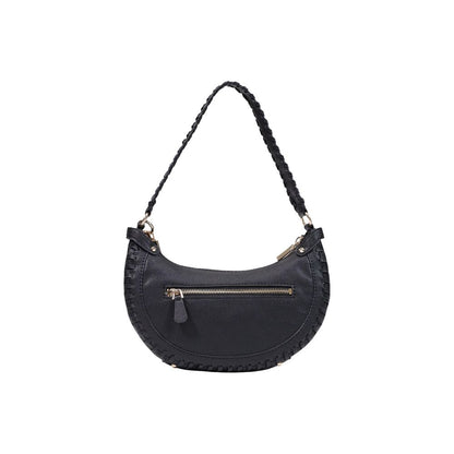 Bolso De Mano Negro De Polietileno Guess Modelo Lucci