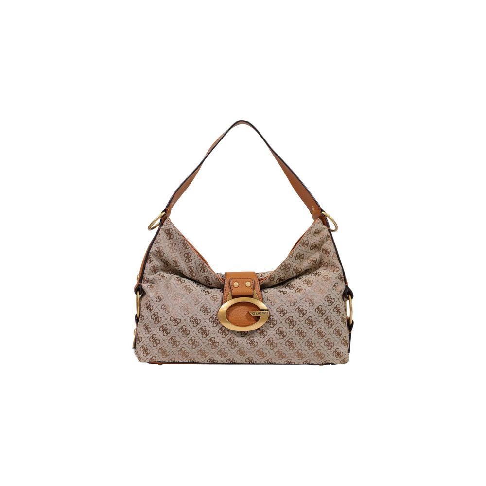 Guess Bolso De Mano En Poliéster Beige Modelo Camden