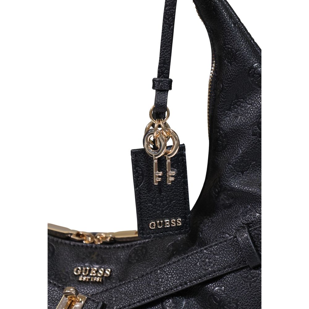 Bolso Guess Negro De Polietileno Jodi Colección Fw26