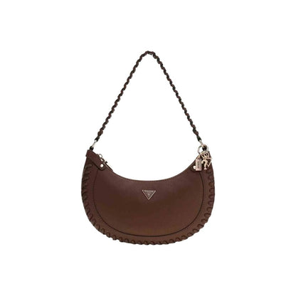 Guess Polyethylene Brown Handbag Lucci Girlfriend Bucket Bag