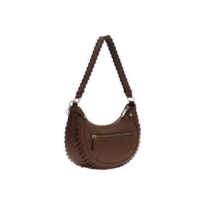 Guess Polyethylene Brown Handbag Lucci Girlfriend Bucket Bag