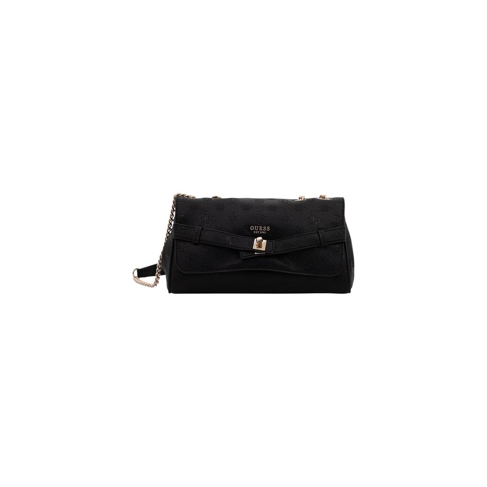 Bolso Guess De Polietileno Negro Ligero Y Resistente