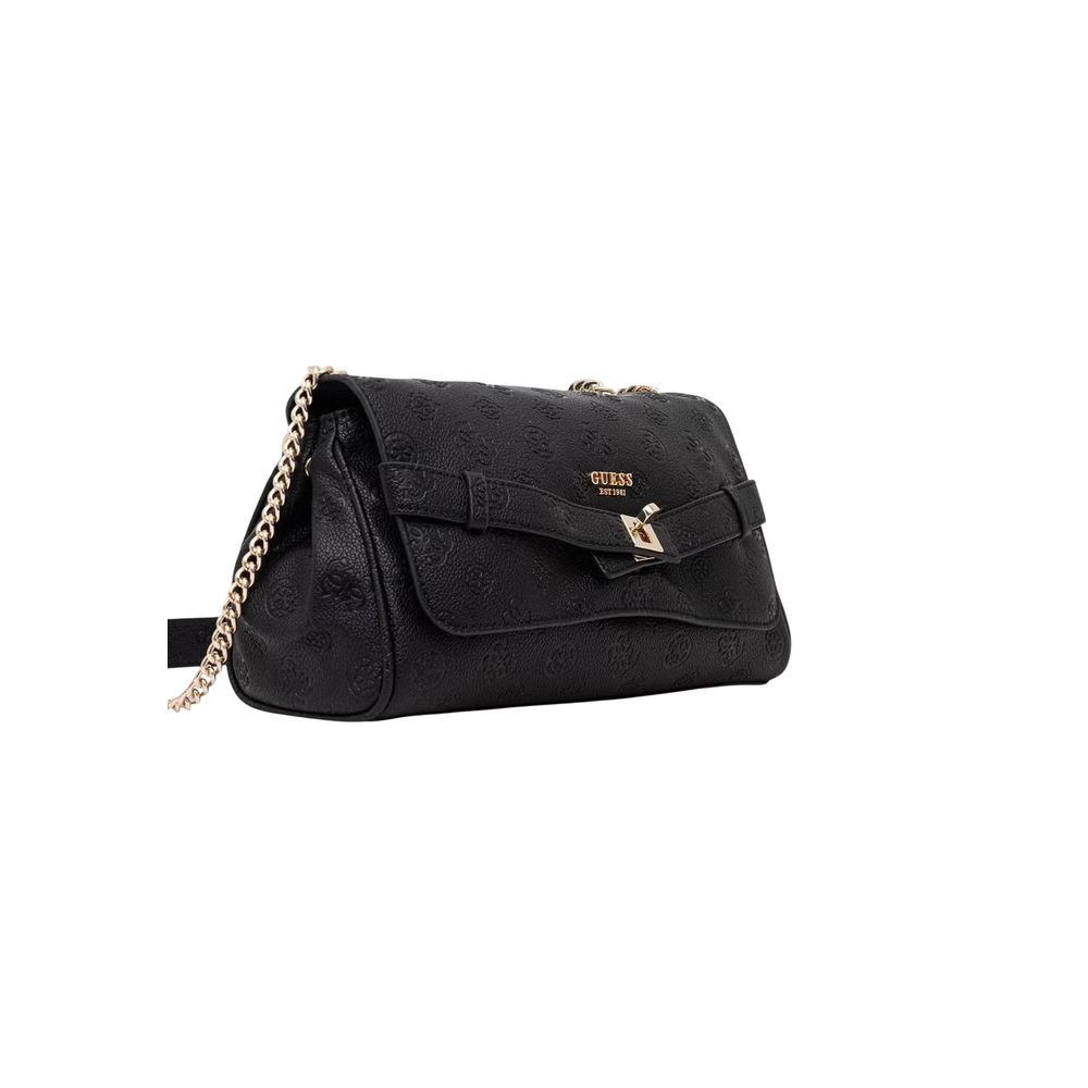 Bolso Guess De Polietileno Negro Ligero Y Resistente
