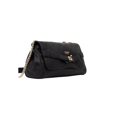 Bolso Guess De Polietileno Negro Ligero Y Resistente