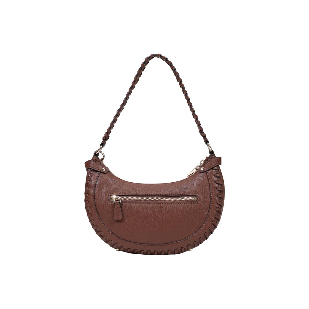 Guess Polyethylene Brown Handbag Lucci Girlfriend Bucket Bag
