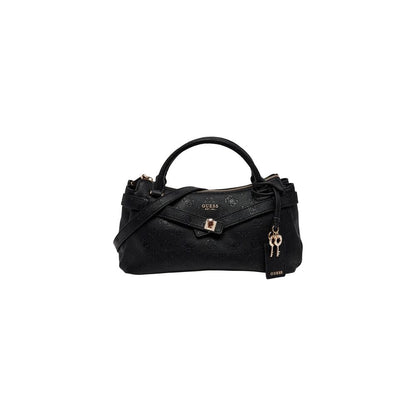 Guess Bolso Negro Polietileno - Estructura Duradera