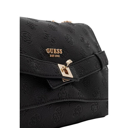 Bolso Guess De Polietileno Negro Ligero Y Resistente
