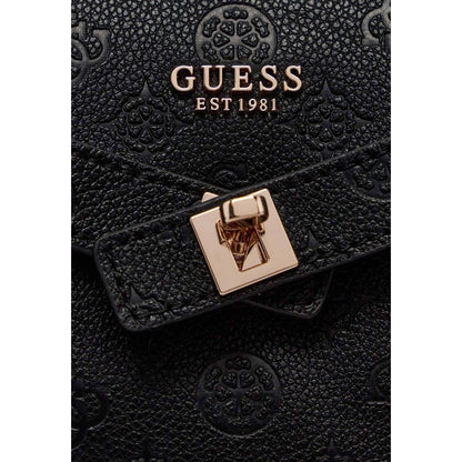 Guess Bolso Negro Polietileno - Estructura Duradera