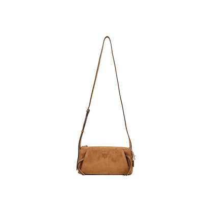 Bolso De Mano De Poliéster Guess Coleen - Marrón Suave