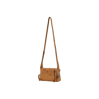 Bolso De Mano De Poliéster Guess Coleen - Marrón Suave