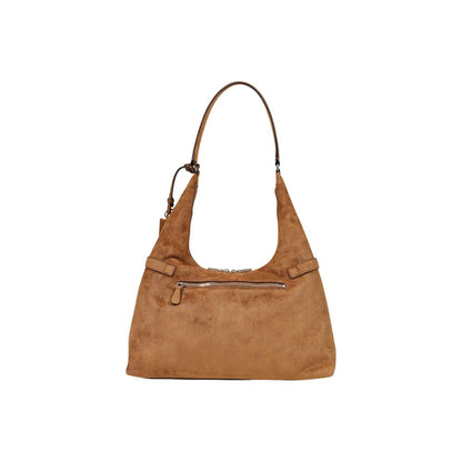 Bolso De Mano De Políester Marrón Guess Modelo Coleen