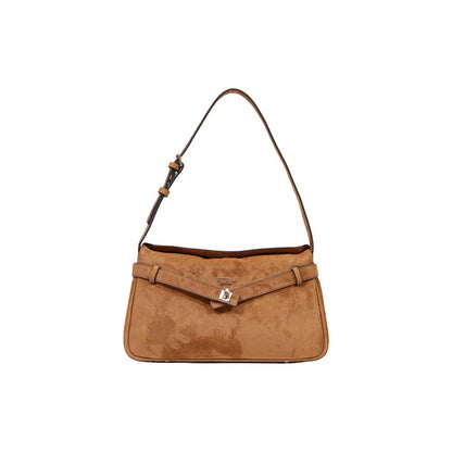 Bolso Medio De Poliéster Guess Coleen Logo Small Sa Marrón