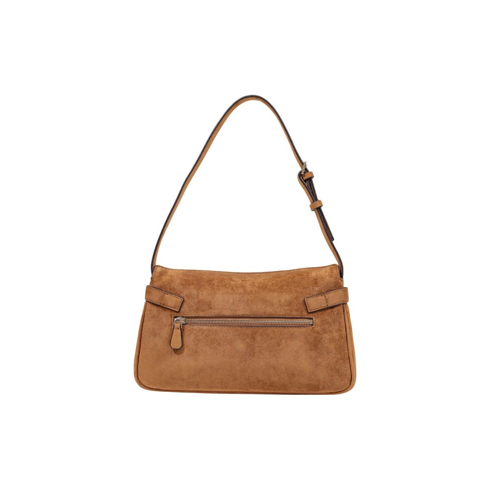 Bolso Medio De Poliéster Guess Coleen Logo Small Sa Marrón