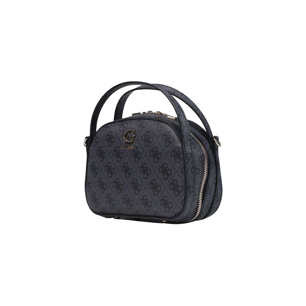 Bolso De Mano De Polietileno Gris Coleccion Logo Small Guess