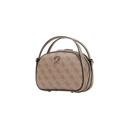 Bolso De Mano Blanco En Poliuretano Guess Coleen Logo
